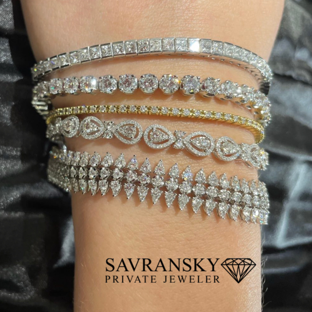 Flawless diamond tennis bracelet on sale
