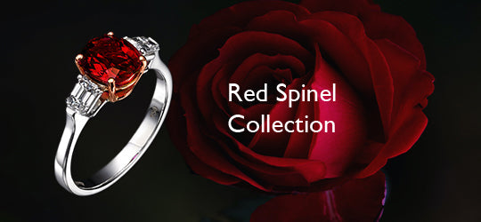 Shop now for  a unique jewelry from  Savransky private jeweler Red Spinel Collection 