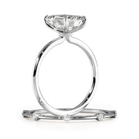 Minimal Emerald Diamond Bridal Set - 724