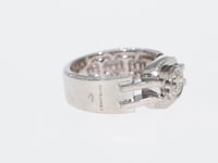 Round White Diamond Men's Ring - 1.4 Carat