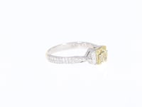 Fancy Yellow Engagement Ring