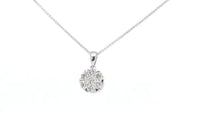 Diamond Cluster Frame Pendant - .5 Carat