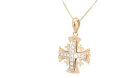 Jerusalem Cross Pendant - .2 Carat