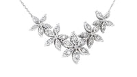 Five Flower Graduated Necklace - .2 Carat