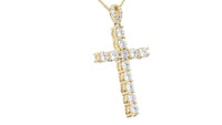 Diamond Cross Pendant - .85 Carat