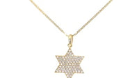 Yellow Gold Complete Shining Star Pendant -.45 Carat