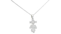 Embellished Girl Pendant - .15 Carat