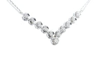 Diamond V Shape Necklace - .15 Carat