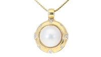 Yellow Gold Moby Pearl Pendant