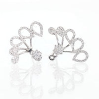 Diamond Drop Jacket Earrings - 0.7 Carat