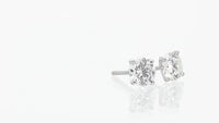 Classic Solitaire Diamond Studs - 1.6 Carat