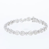 Pear Shaped Tennis Bracelet - 2.9 Carat