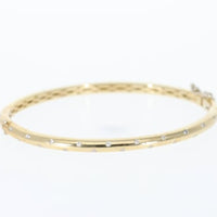 Hinged Cuff Bangle - .33 Carat