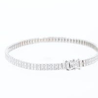 Double Row Tennis Bracelet - 2.71 Carat