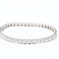 Chocolate Squared Tennis Bracelet - 2.6 Carat