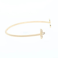 Flexible Flower Diamond Bangle - .17 Carat