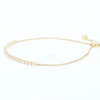 Adjustable Tennis Bracelet - .39 Carat