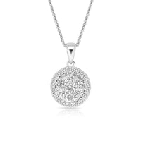 Diamond Cluster Pendant - .55 Carat