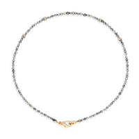 Gray Diamond Beaded Necklace - 48 Carat