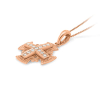 Jerusalem Cross Pendant - .2 Carat