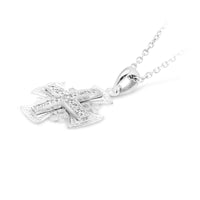 Jerusalem Cross Pendant - .26 Carat