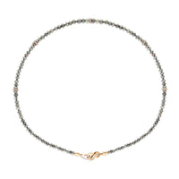 Fancy Grey Diamond Beaded Necklace - 57.67 Carat