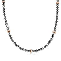 Black Diamond Beaded Necklace - 41.32 Carat