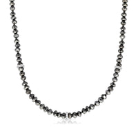 Black Diamond Beaded Necklace - 53.3 Carat