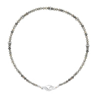 Fancy Grey Diamond Beaded Necklace - 96.6 Carat