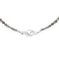 Fancy Grey Diamond Beaded Necklace - 96.6 Carat