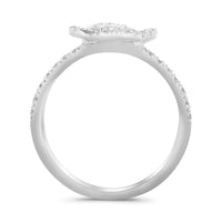 Flower Shaped Swirl Ring