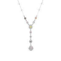 Multi Color Fancy Mix Diamond Pendant - 7 Carat