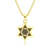 Shining Star Pendant in Black Diamonds - .25 Carat