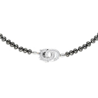 Black Diamond Beaded Necklace - 128.9 Carat