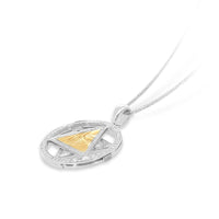 Star of David Western Wall Twist Pendant - .73 Carat