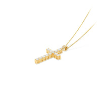 Diamond Cross Pendant - .85 Carat