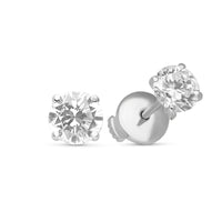 Classic Round Diamond Solitaire Studs - 1.8 Carat