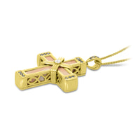 The Eternity Classic Cross - Yellow Gold