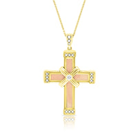The Eternity Classic Cross - Yellow Gold