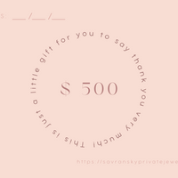 Savransky Private Jeweler Gift Card