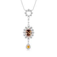 Fancy Color Mix Diamond Pendant - 3.1 Carat