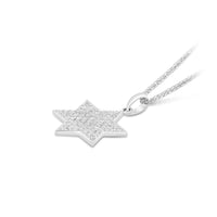 White Gold Complete Shining Star Pendant - .80 Carat
