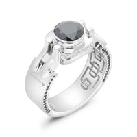 It's time to make your move with this one of a kind ring! With a perfect balance of white diamonds and black diamonds, this ring is sure to make you the envy of all your friends.