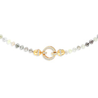 Multicolor Mix Diamond Beaded Necklace - 80.75 Carat