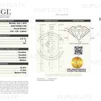 Classic Diamond Studs - 0.8 Carat