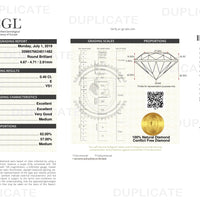 Classic Diamond Studs - 0.8 Carat