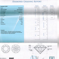 Yellow Gold Classic Solitaire Diamond Studs - 1.1 Carat