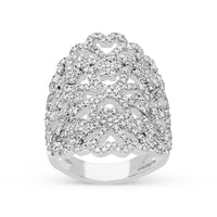 Filigree Diamond Dome Ring