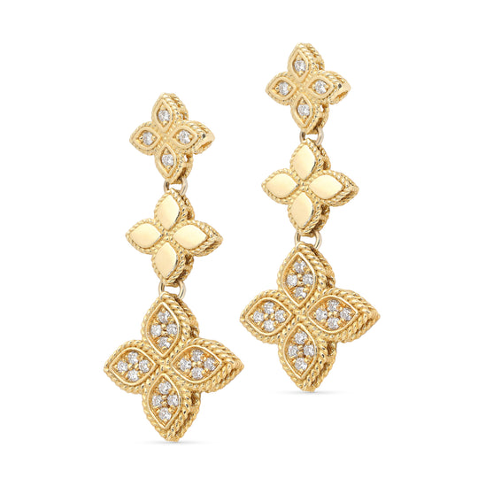 Four Leaf Clover Dangle Earrings