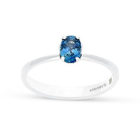 Blue Sapphire Birthstone Ring